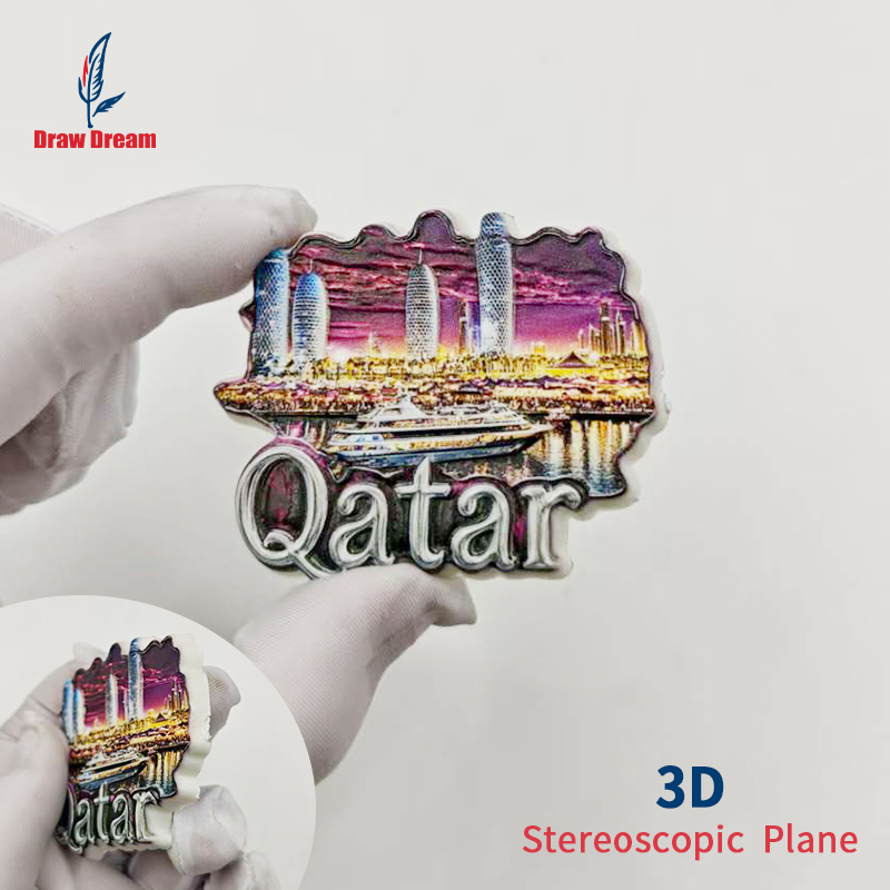 Home Decor Qatar - Магнит на холодильник 3D «Катар», сувенир