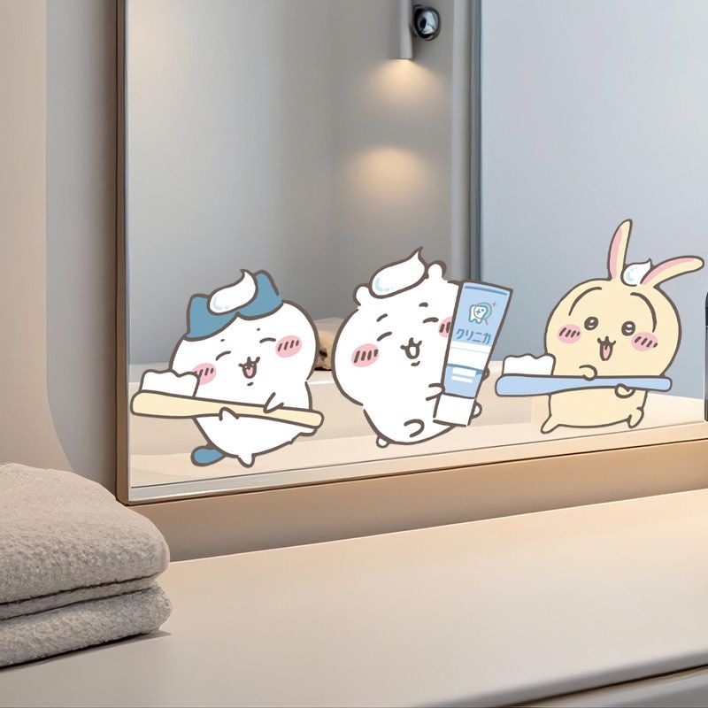 Vanity Home Decor - Горячая новинка: Наклейки-зеркала Chiikawa с сильным