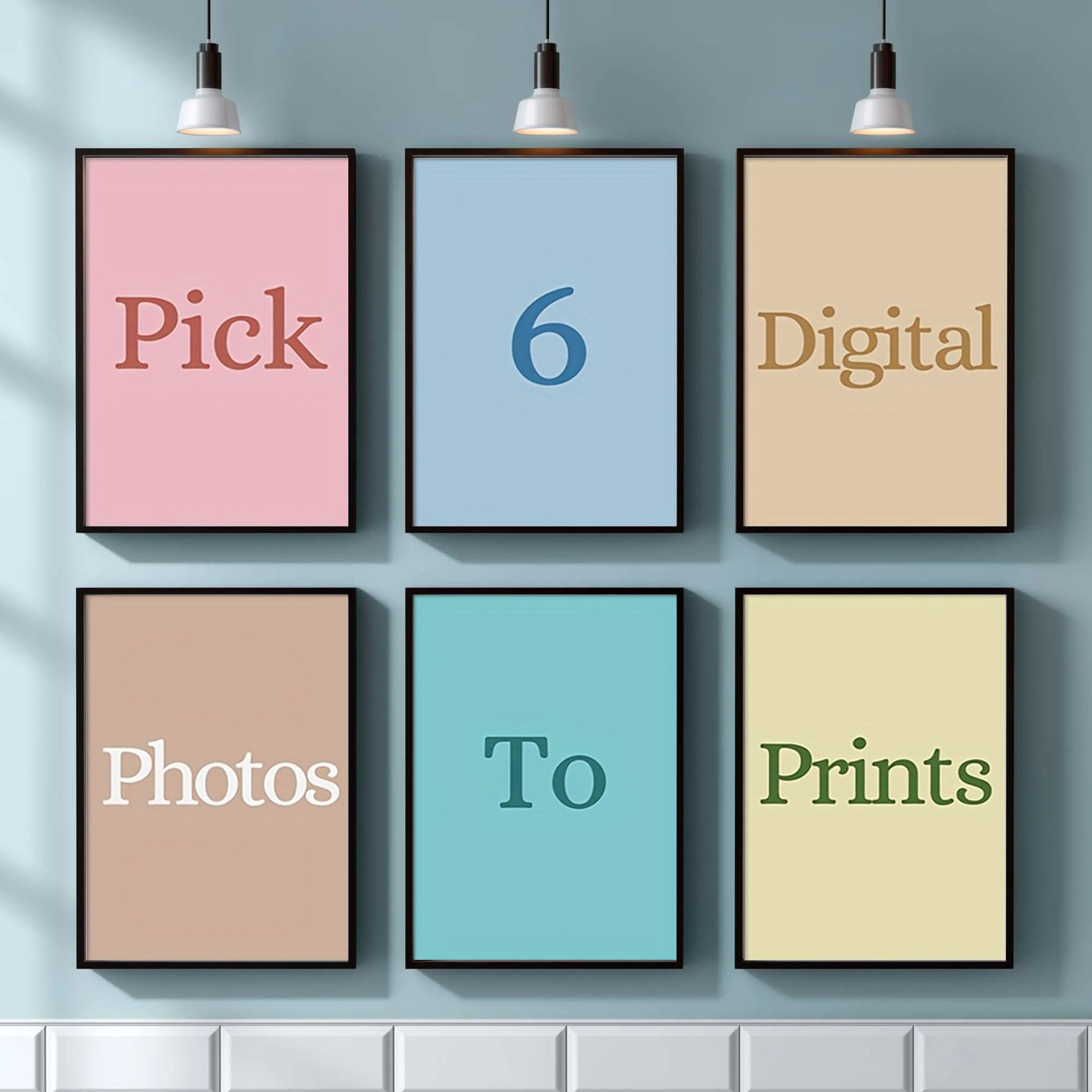 Home Decor Foto - 4/5/6 шт. индивидуальная печать на холсте