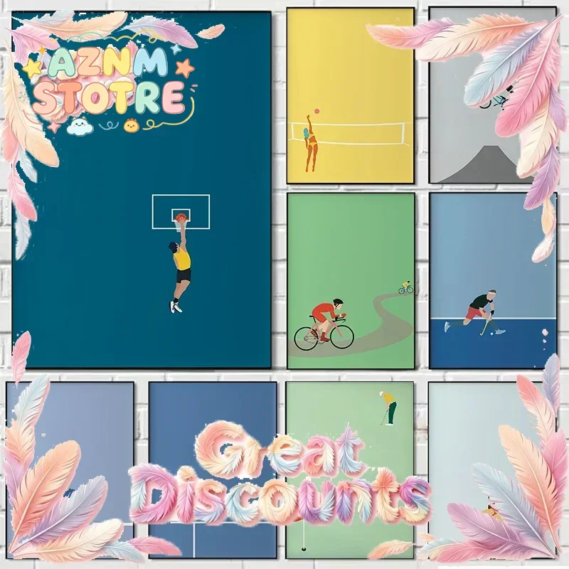 Home Decor Enthusiast - Серия иллюстраций для любителей спорта: модная