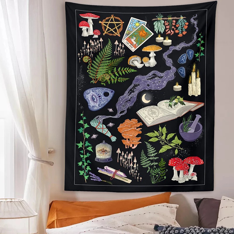 Home Decor Hippie - Психоделическое искусство гадания на стену в
