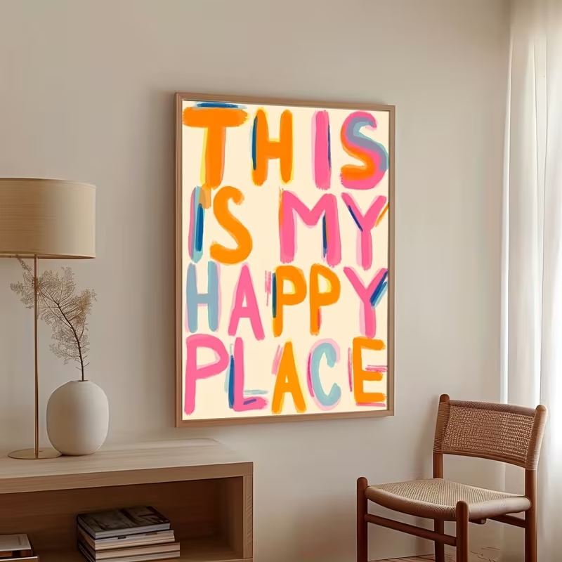 Home Decor Reviews - Современный холст с цитатами «Это мое