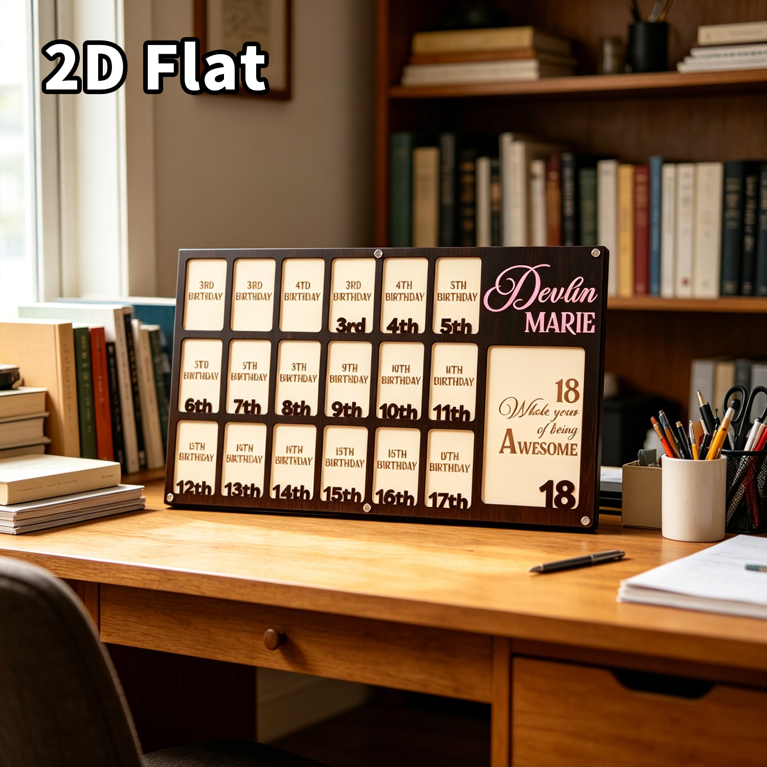 Home Decor Frames - 1 шт. Деревянная фоторамка-плакетка на заказ,