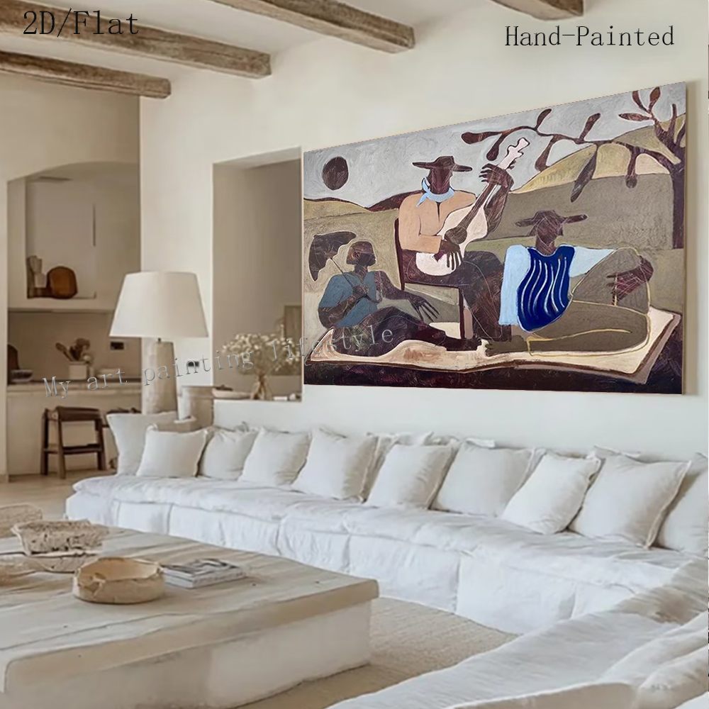 Home Decor Free Images - 100% ручная работа, абстрактная картина маслом