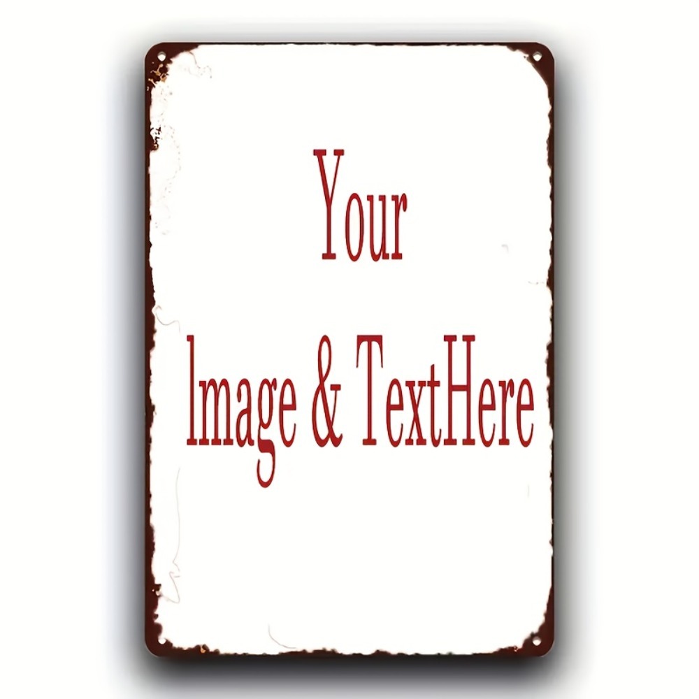 Home Decor Free Images - Настраиваемая металлическая настенная табличка в деревенском