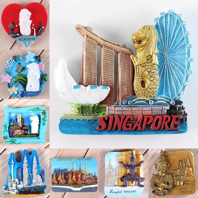 Home Decor Kuala Lumpur - Дорожные сувениры из Сингапура, наклейки на