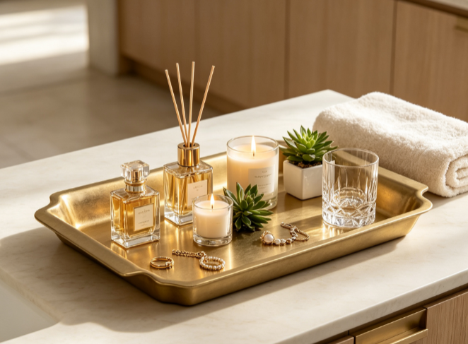 Home Decor Gold - Декоративный поднос Better Homes & Gardens