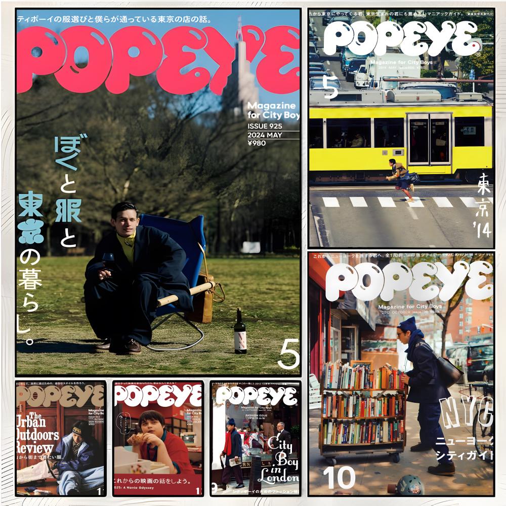 Home Decor Magazine - Постер модного журнала POPEYE: Декоративное искусство