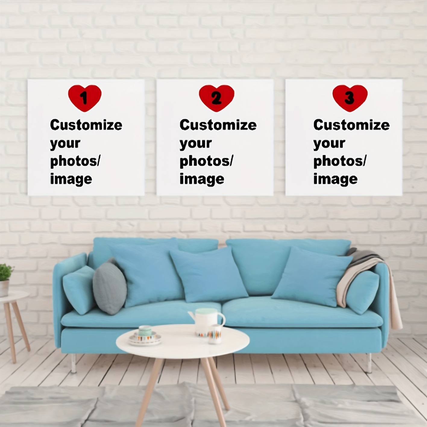 Home Decor Foto - 3 шт./компл., квадратный холст, постер на