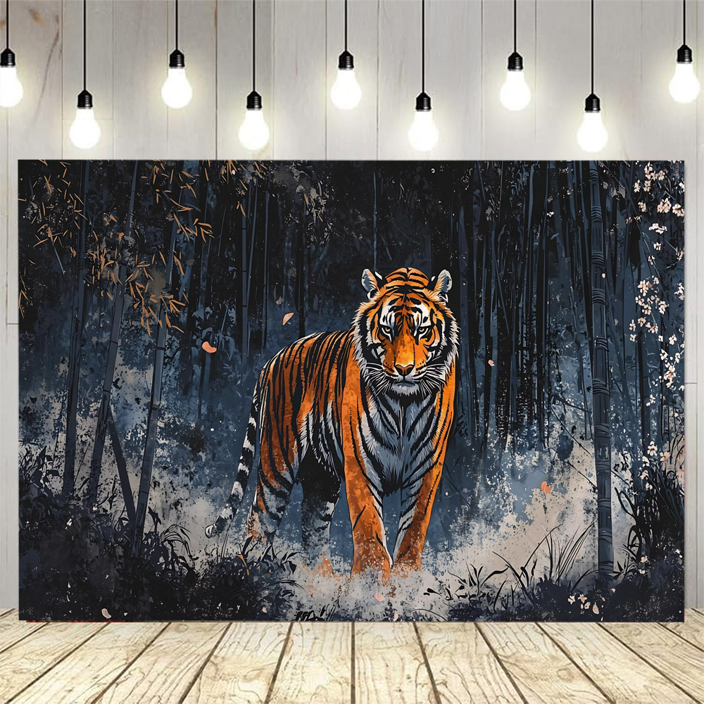 Home Decor Hippie - Гобелен с изображением лесного тигра, льва,