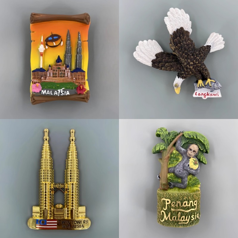 Home Decor Kuala Lumpur - Малазийские магниты на холодильник Langkawi, туристические