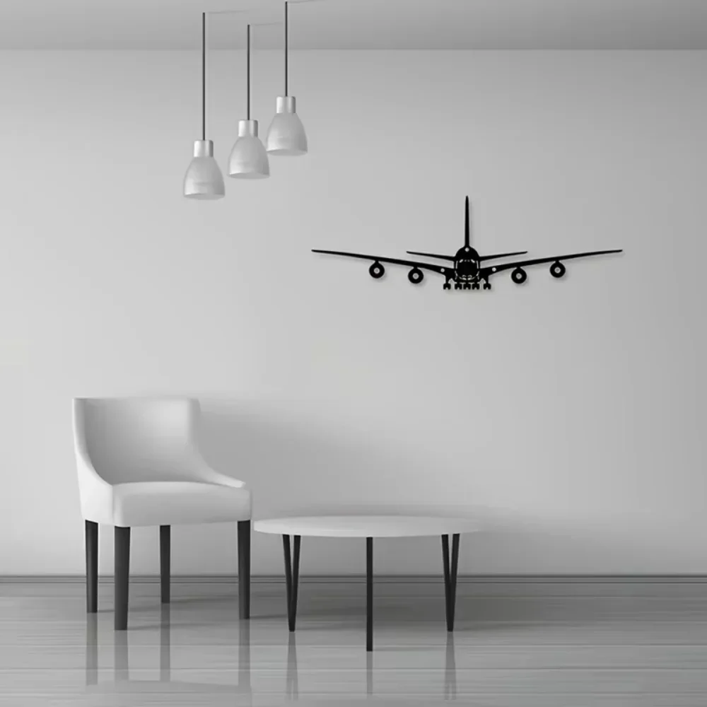 Home Decor Enthusiast - Металлическое настенное панно CIFBUY: Самолет Боинг,