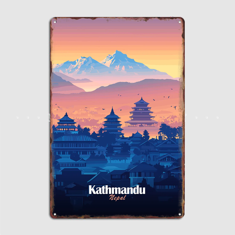 Home Decor Kathmandu - Постеры с видами на Катманду, ретро-постеры