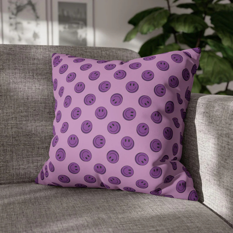 Чехол для подушки VIKAMA Purpl – обзор и цена Home Decor Emoji
