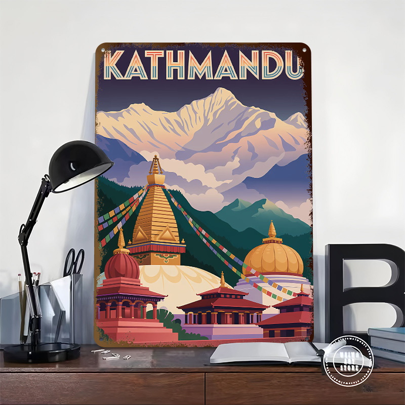 Металлическая табличка-постер  – обзор и цена Home Decor Kathmandu