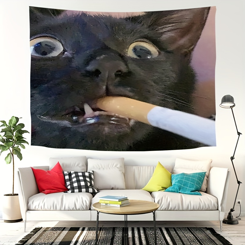 VIKAMA Забавный гобелен с куря – обзор и цена Home Decor Emoji