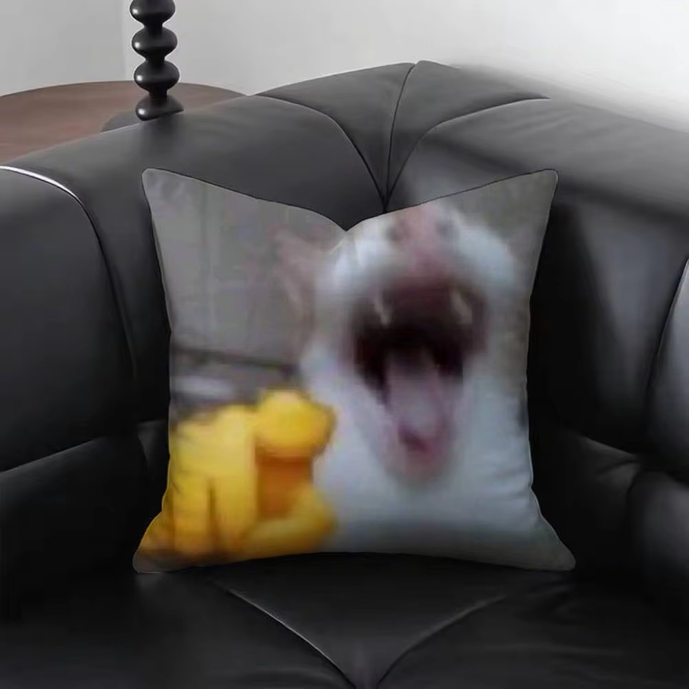 Наволочка с забавным котом M-M – обзор и цена Home Decor Emoji