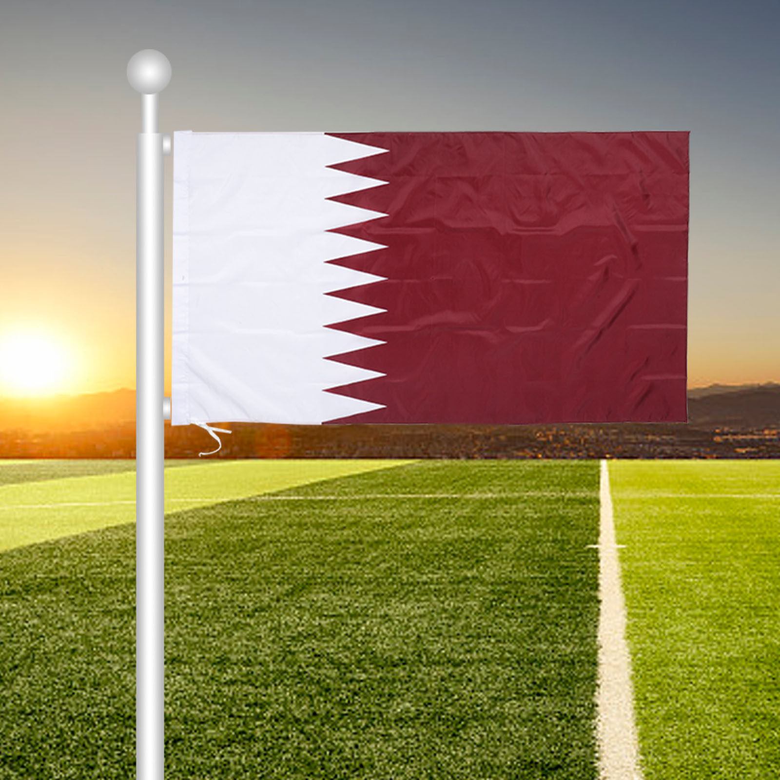 Флаг Катара из полиэстера для  – обзор и цена Home Decor Qatar