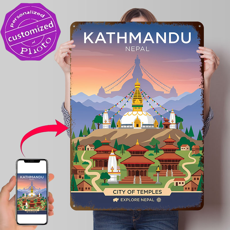 Металлический 3D-постер с текс – обзор и цена Home Decor Kathmandu