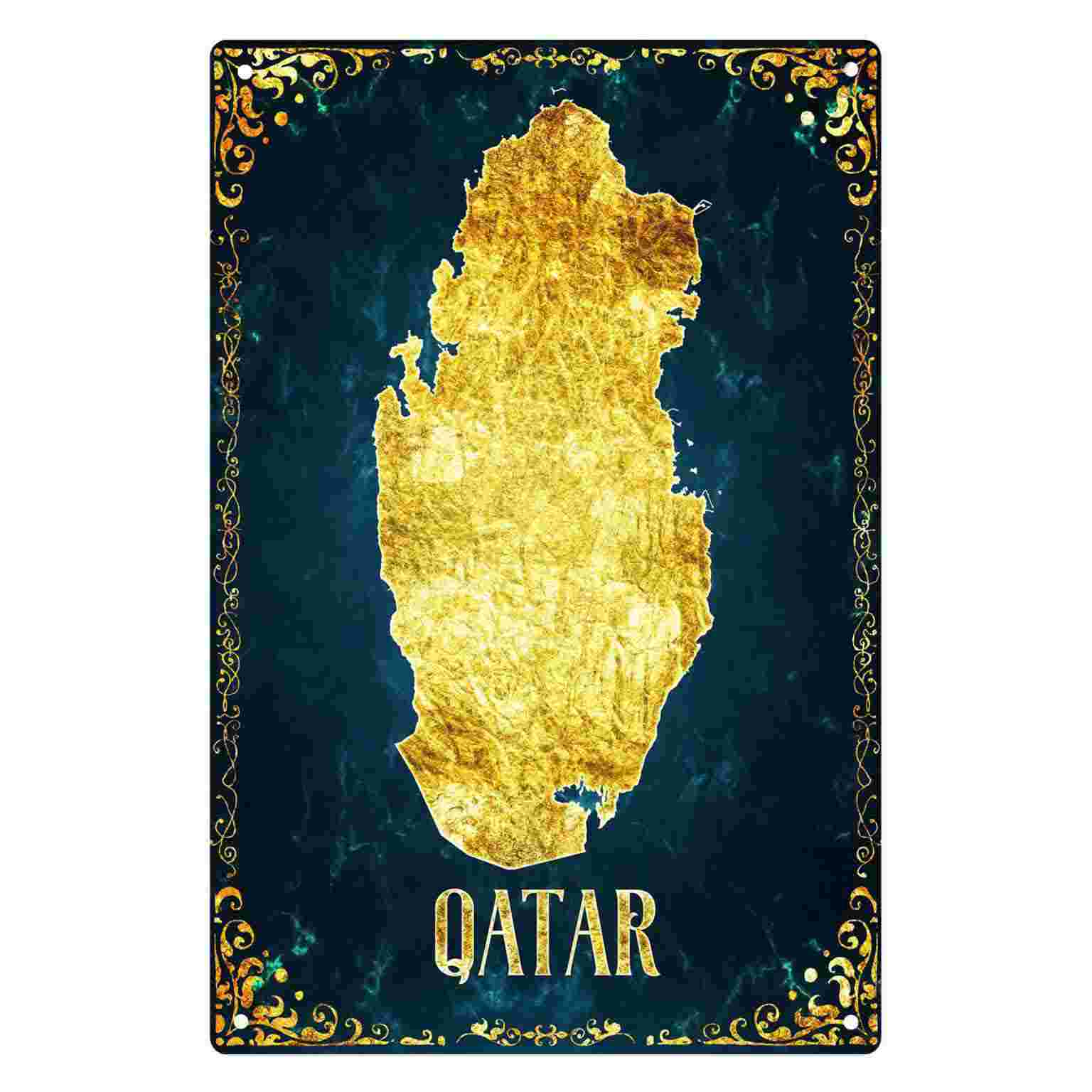 2D плоская металлическая табли – обзор и цена Home Decor Qatar