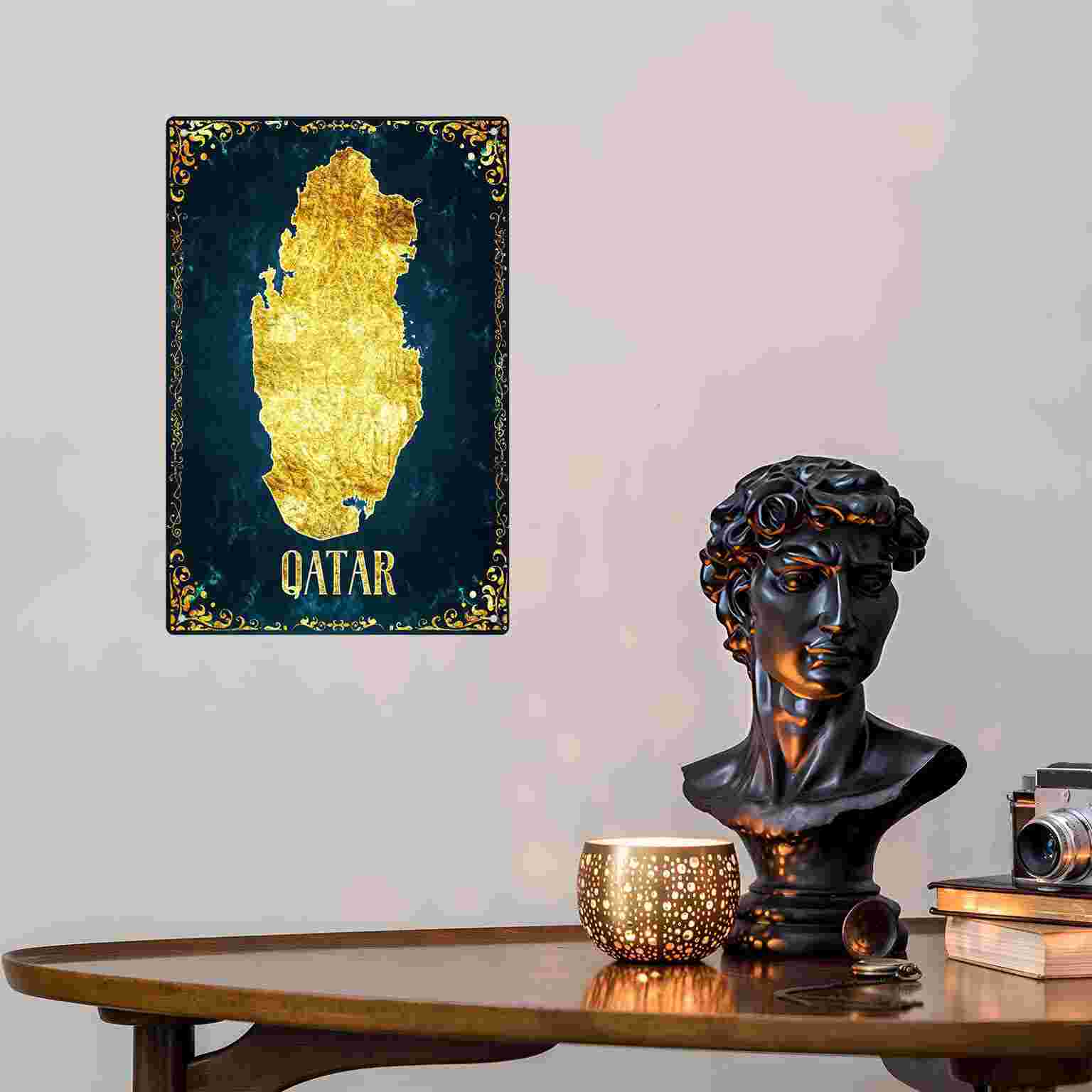 2D плоская металлическая табли – обзор и цена Home Decor Qatar