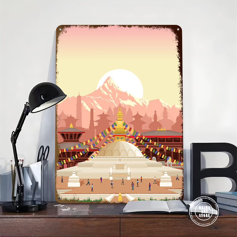 Постер с принтом «Путешествие  – обзор и цена Home Decor Kathmandu