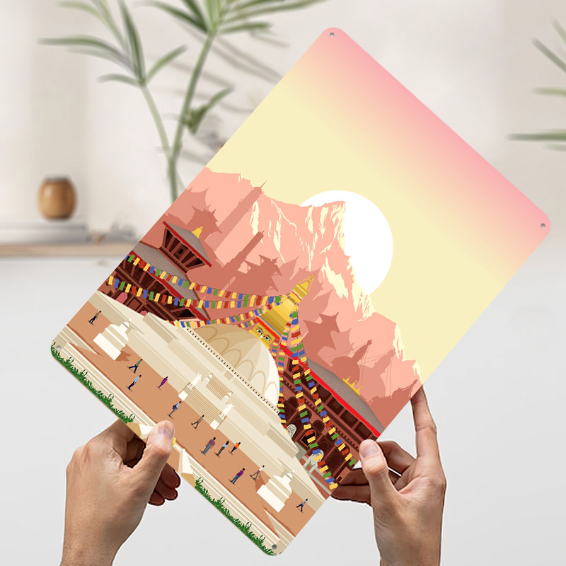 Постер с принтом «Путешествие  – обзор и цена Home Decor Kathmandu