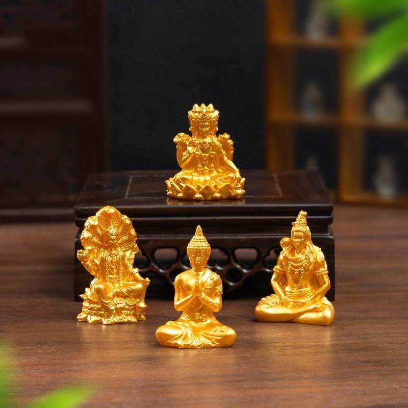 30 шт., мини-золотые статуи Бу – обзор и цена Home Decor Gold