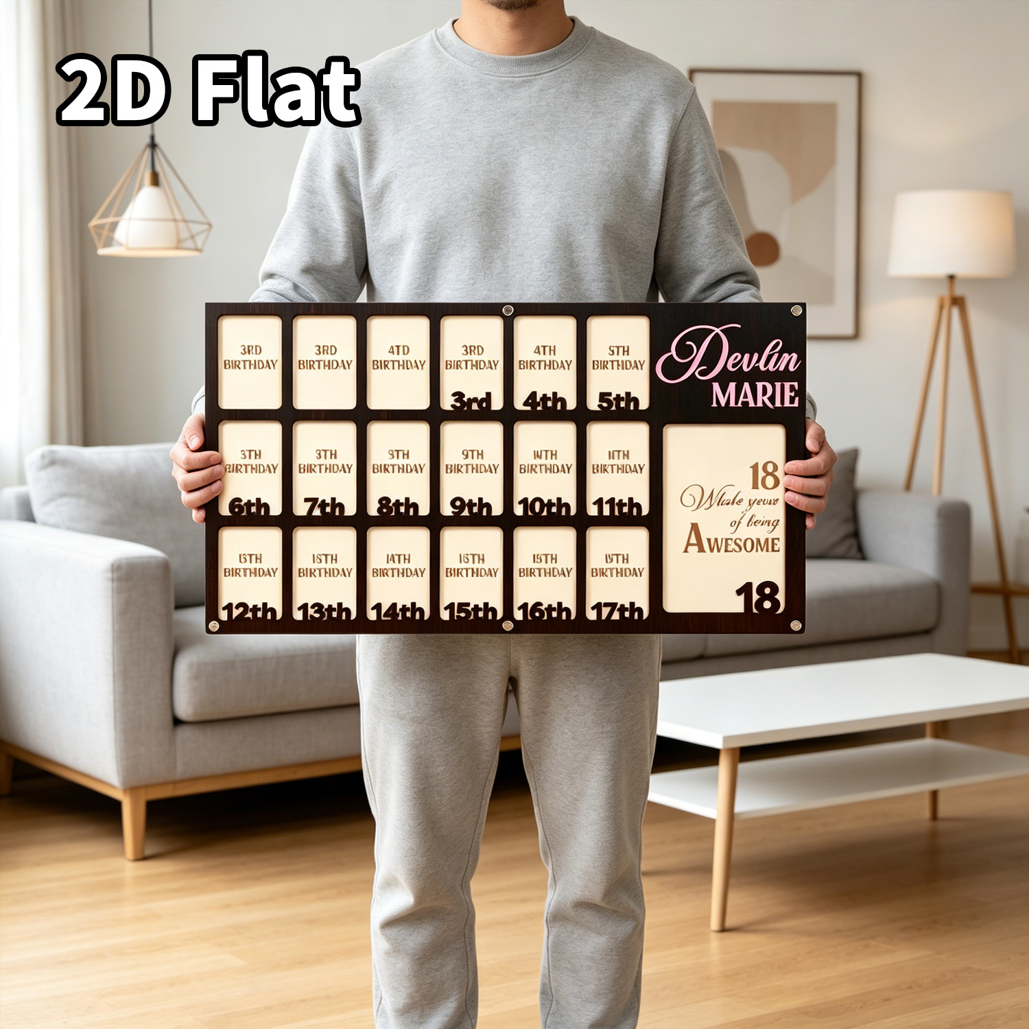 1 шт. Деревянная фоторамка-пла – обзор и цена Home Decor Frames