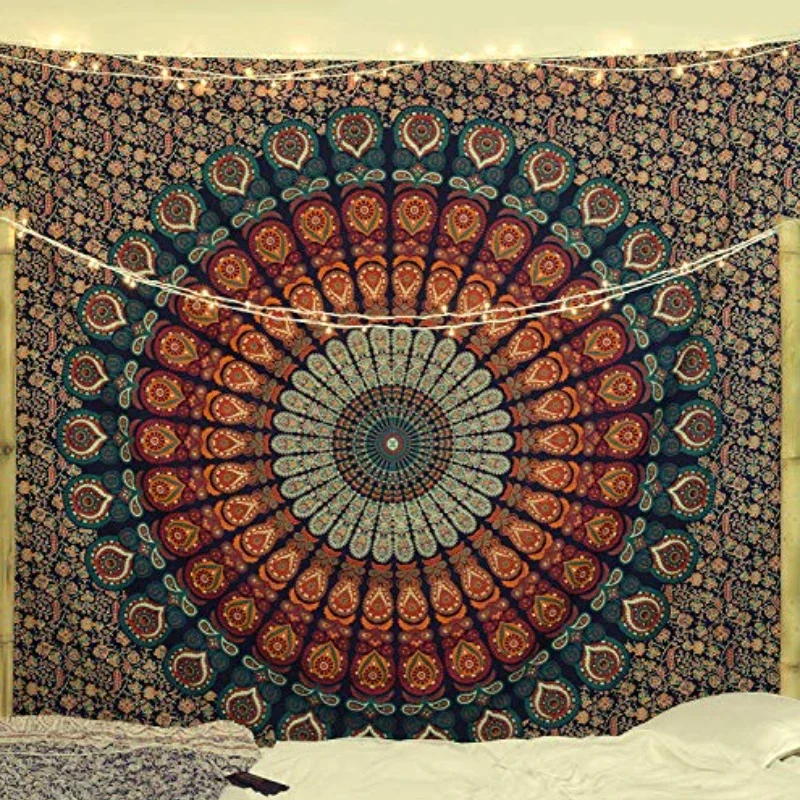Хиппи Мандала Гобелены Индия Б – обзор и цена Home Decor Hippie