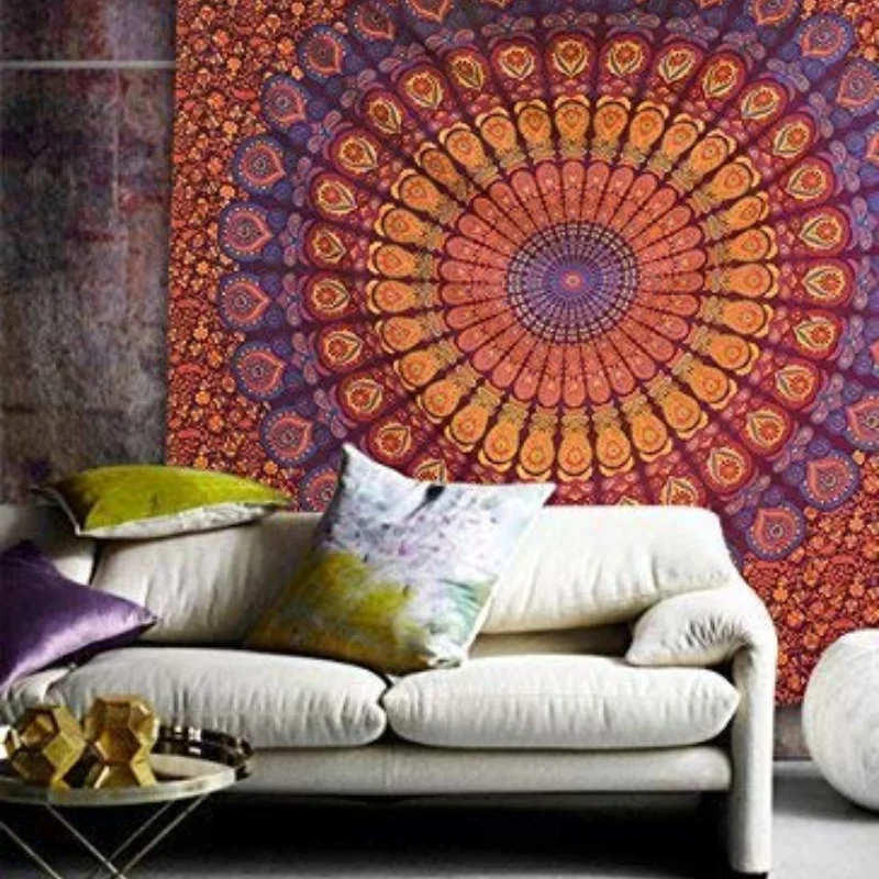 Хиппи Мандала Гобелены Индия Б – обзор и цена Home Decor Hippie