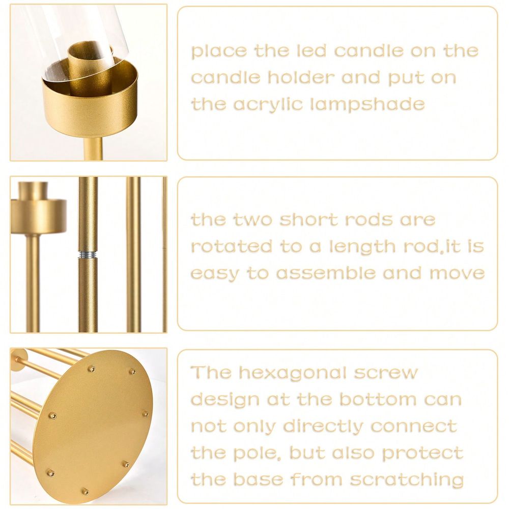 48-дюймовые золотые напольные  – обзор и цена Home Decor Gold