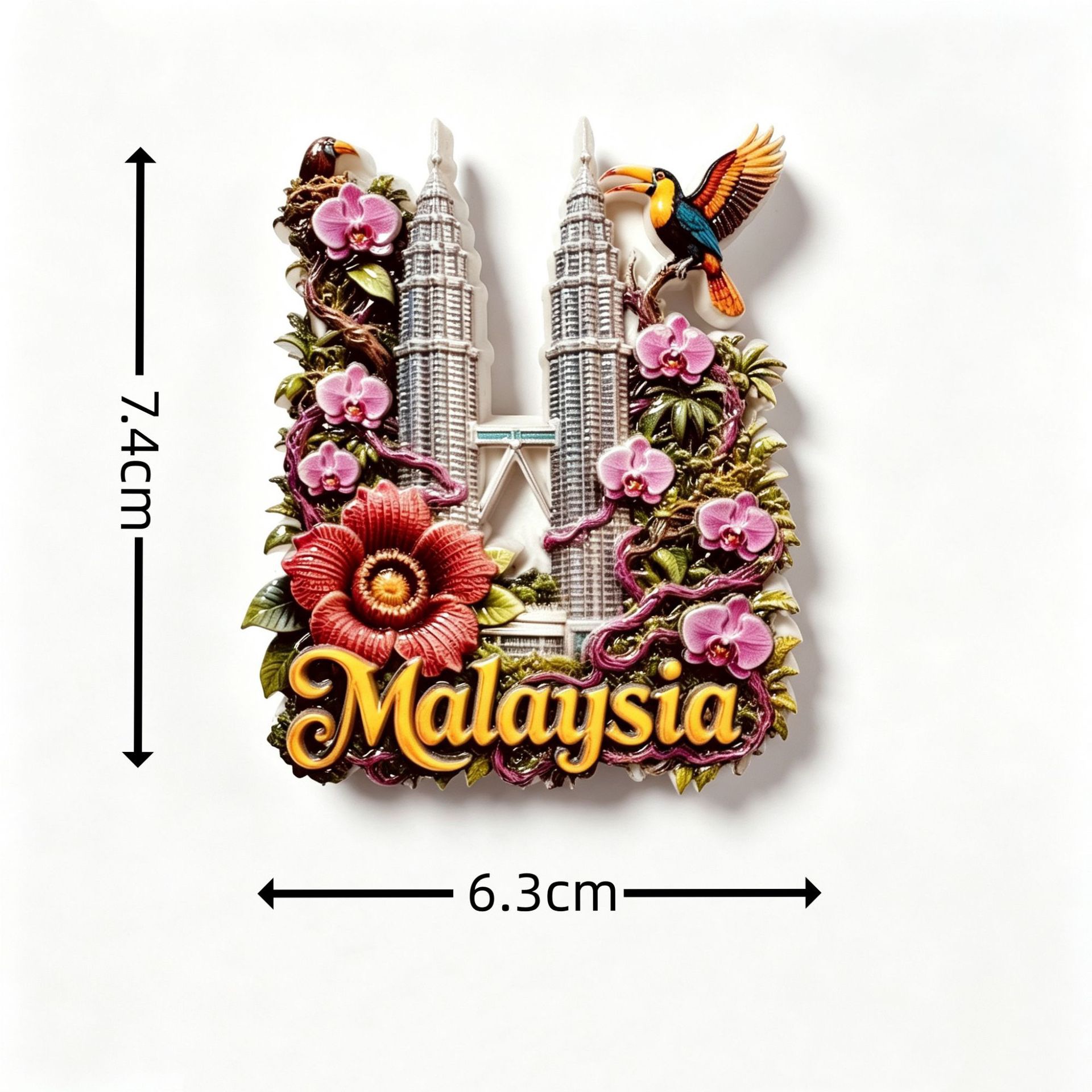 Сувенир из Малайзии: 3D-магнит – обзор и цена Home Decor Kuala Lumpur
