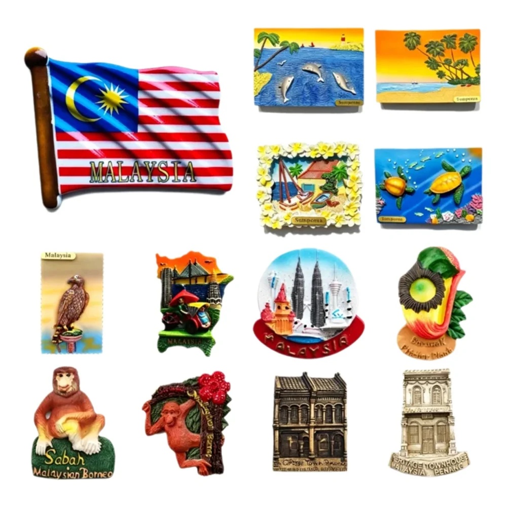 Магниты на холодильник 3D из М – обзор и цена Home Decor Kuala Lumpur