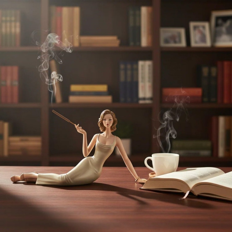 Элегантная фигурка дамы-статуэ – обзор и цена Incense Stick Holder