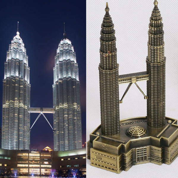 Ретро-модель башен Петронас из – обзор и цена Home Decor Kuala Lumpur