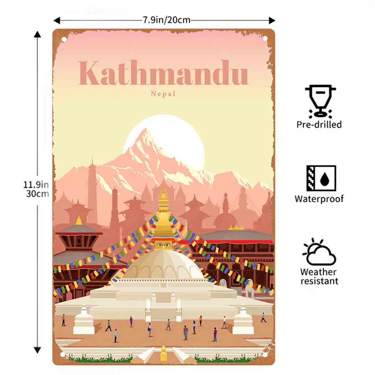 2D плоский постер с изображени – обзор и цена Home Decor Kathmandu