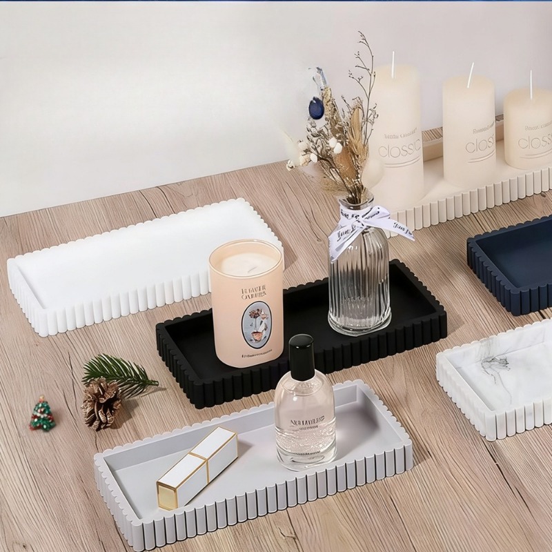 Силиконовый поднос с рифлеными – обзор и цена Vanity Home Decor