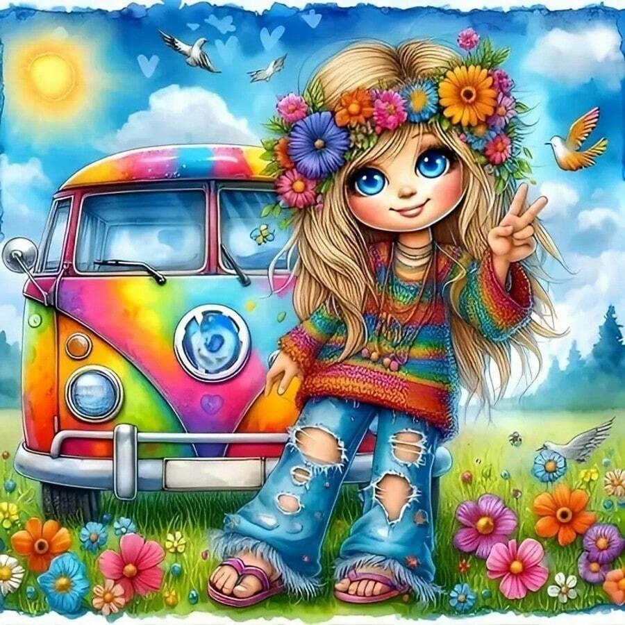 Набор для алмазной вышивки 5D  – обзор и цена Home Decor Hippie