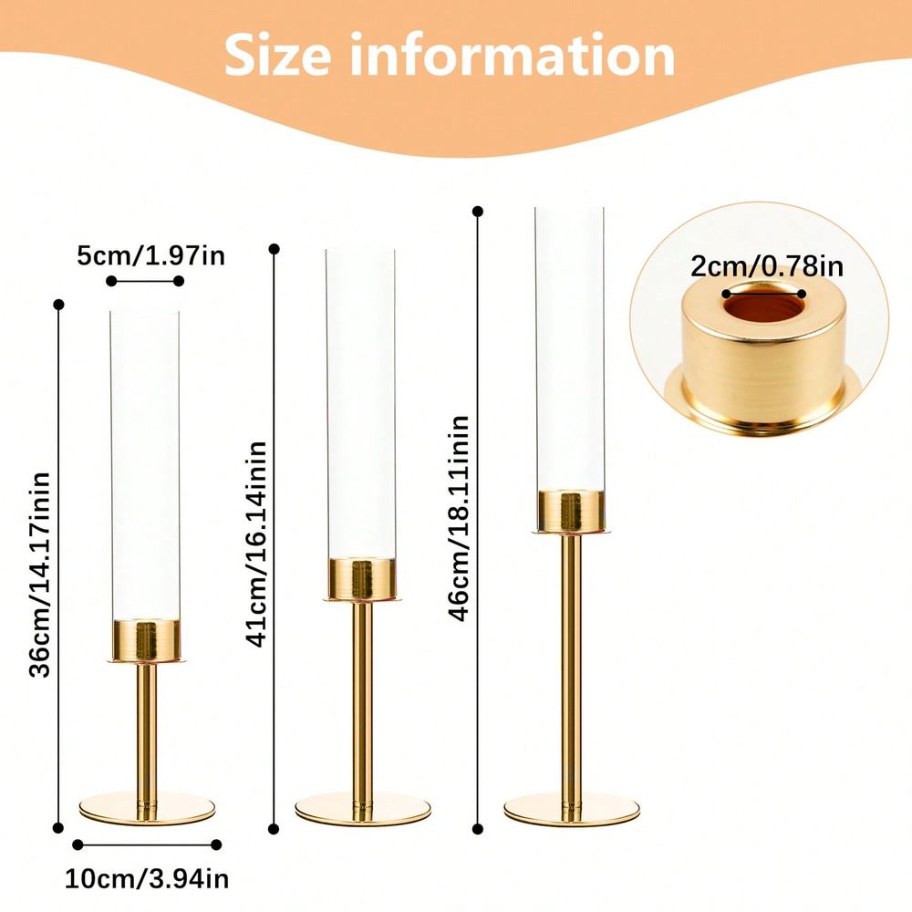 12 шт. золотых подсвечников дл – обзор и цена Home Decor Gold