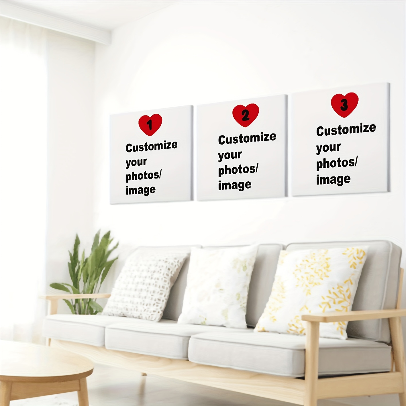 3 шт./компл., квадратный холст – обзор и цена Home Decor Foto