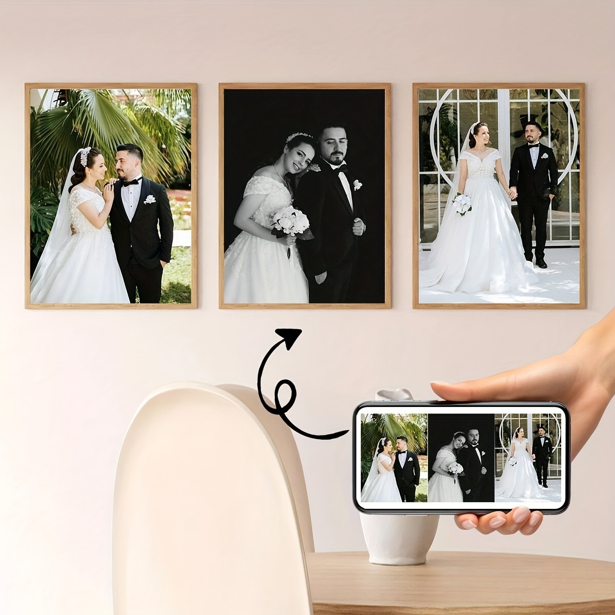 3 шт./компл., квадратный холст – обзор и цена Home Decor Foto