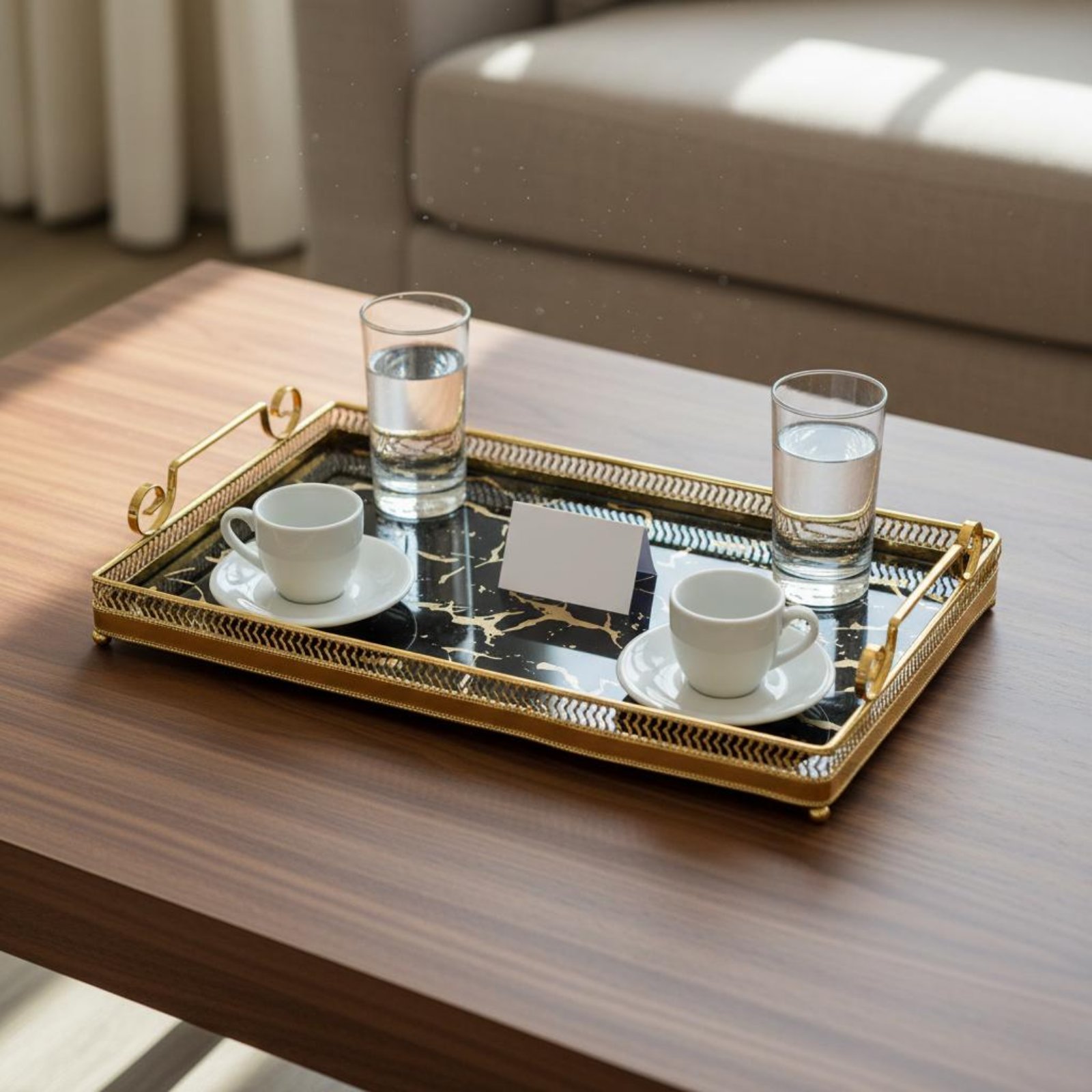 Декоративный зеркальный поднос – обзор и цена Vanity Home Decor