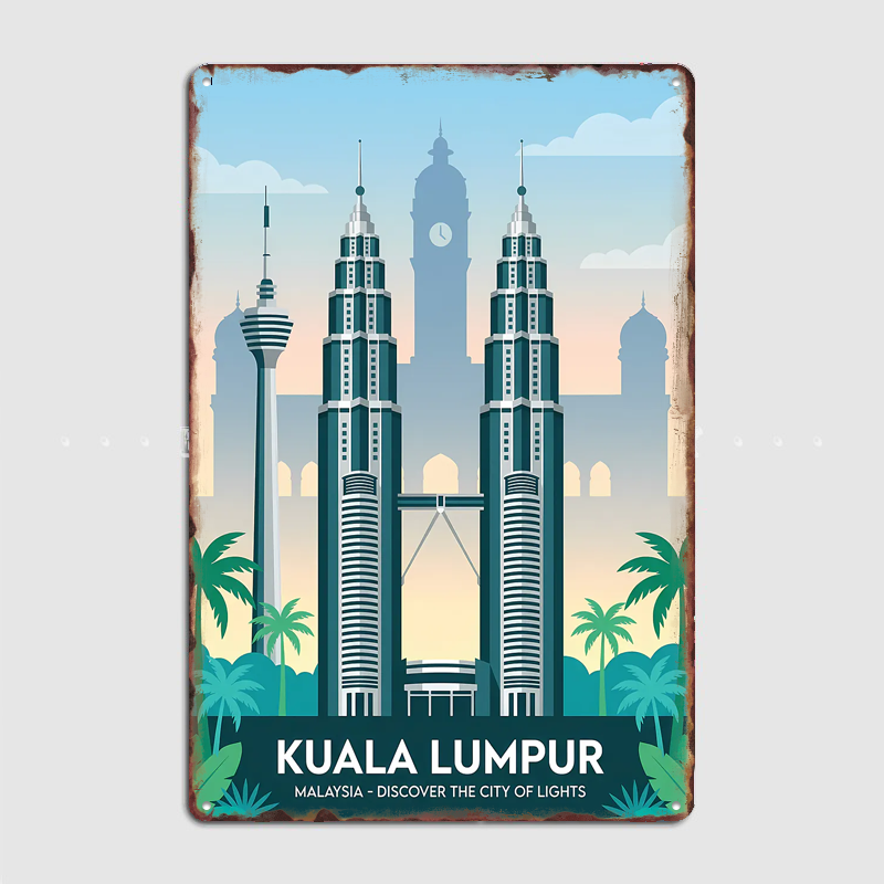 Постеры с видами на город Куал – обзор и цена Home Decor Kuala Lumpur