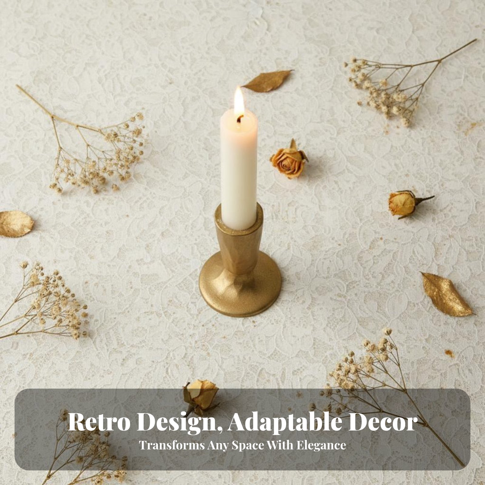 Золотой чугунный подсвечник, р – обзор и цена Home Decor Gold