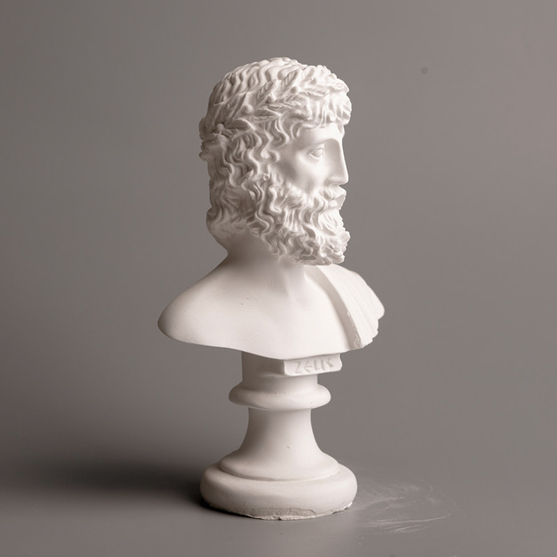 Гипсовая статуя Зевса, персона – обзор и цена Home Decor From Clay