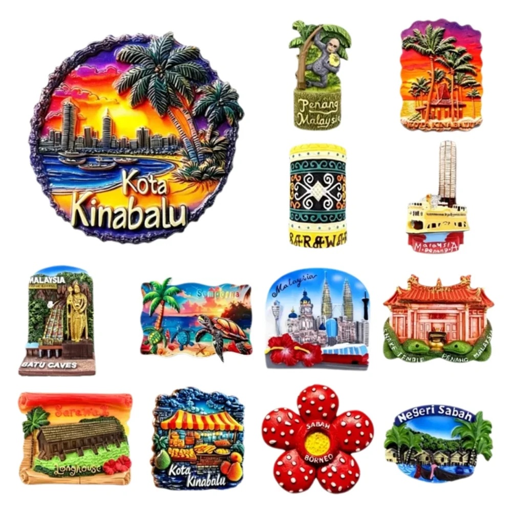 Магниты на холодильник 3D из М – обзор и цена Home Decor Kuala Lumpur