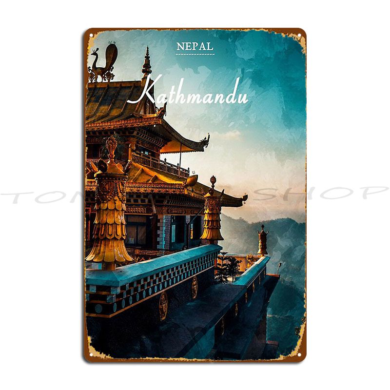 Металлическая табличка «Катман – обзор и цена Home Decor Kathmandu